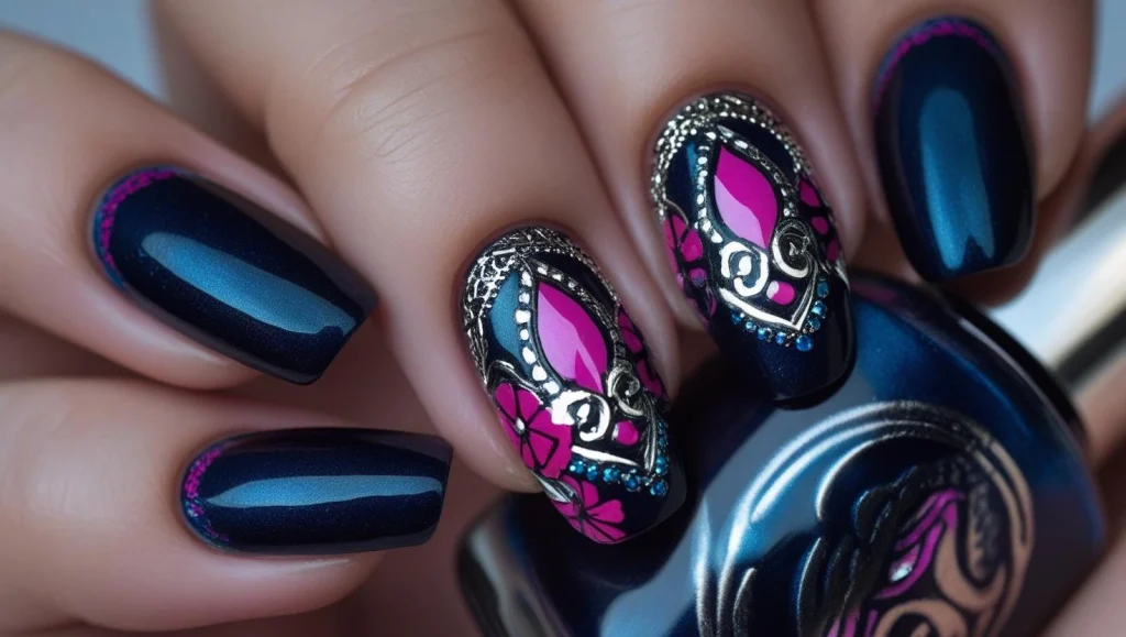 Dark Feminine Nails Unique Ideas Dark Feminine Nails Unique Ideas