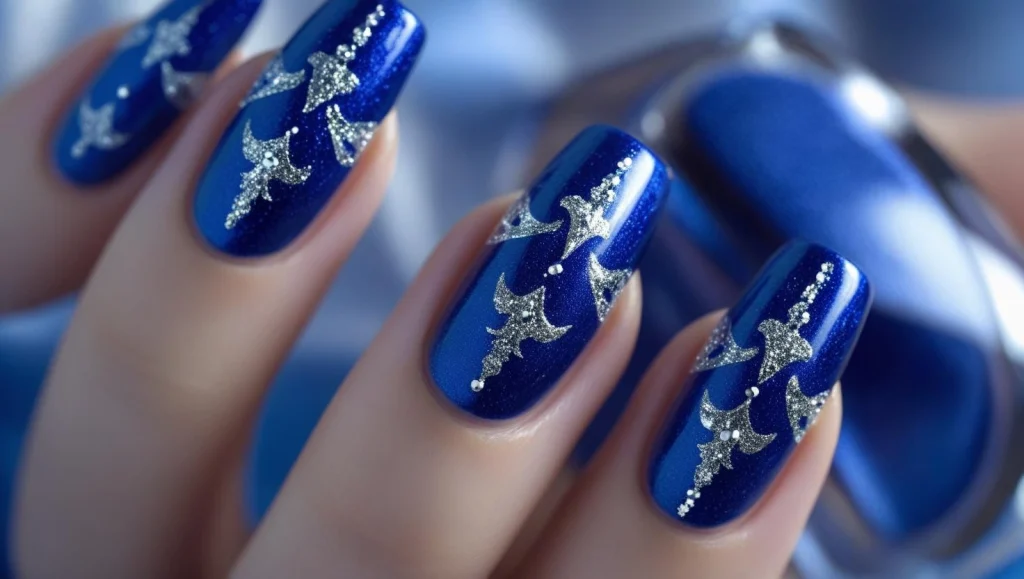 Royal Blue Nails Royal Blue Nails