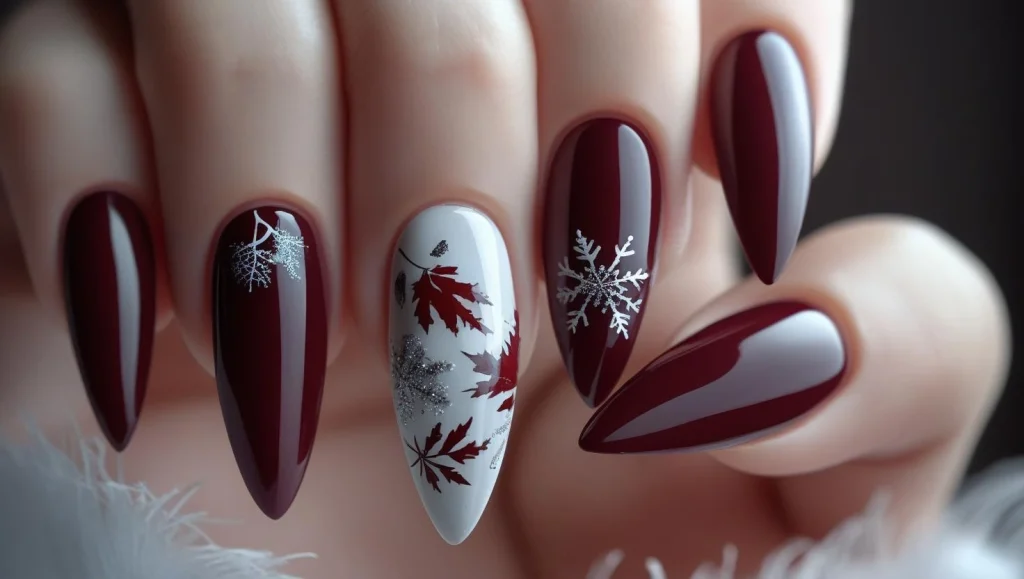 Burgundy Nails Arts Burgundy Nails Arts