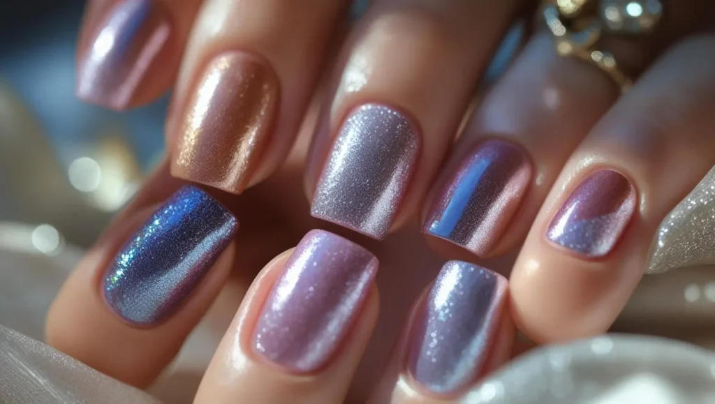 Shimmer Nails Designs Shimmer Nails Designs